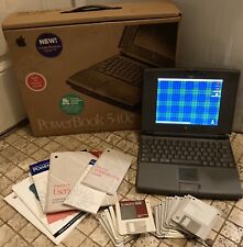 Vintage Apple Powerbook 540c with original box manuals and disks picture