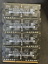 lot of 4 Hynix 4GB PC3-12800S DDR3 SODIMM Laptop Memory RAM HMT351S6CFR8C-PB picture