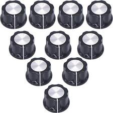 10pcs Potentiometer Knobs,Rotary Knobs,Silver Tone Top Switch Knob for 6.4mm ... picture