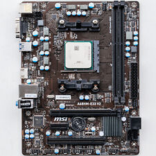 MSI A68HM-E33 V2 FM2+ AMD APU Motherboard microATX PCIe 3.0 SATA III w/ A4-7300 picture