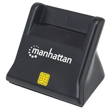Manhattan USB-A Smart/SIM Card Reader, 480 Mbps (USB 2.0), Desktop Standing, Fri picture