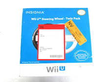 NEW INSIGNIA Wii U Steering Wheel - Twin Pack - Black & White NS-GWIISW101 picture