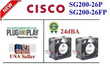 2x Original Delta Genuine Fans for Cisco SG200-26FP picture