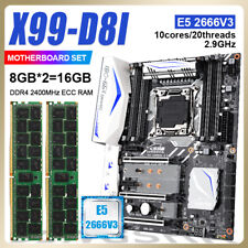 JINGSHA X99 D8I Motherboard Set With Xeon E5 2666 V3 CPU & 16GB DDR4 ECC REG RAM picture