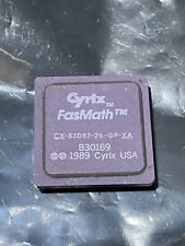 Rare CYRIX CX-83D87-25-GP-XA Fasmath Math Coprocessor for 386DX CPU 25 MHz picture