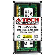 2GB STICK SODIMM DDR3 NON-ECC PC3-8500 1066MHz 1066 MHz DDR-3 2G 2 g Ram Memory picture