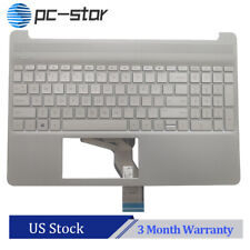 New HP 15-EF 15-EF0023 15T-DY Palmrest Keyboard No Backlit L63578-001 M17184-001 picture