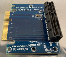 Lot 30PCS New ADEX PEXP4-RX2 PCI Express X4 4X Riser Adapter Extension Card picture