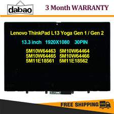 5M10W64463 New Lcd Touch Screen w/ Bezel for Lenovo ThinkPad L13 Yoga 13.3