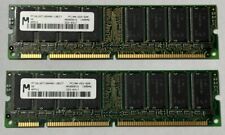 💻 Apple Micron 2X128MB RAM Memory MT16LSDT1664AG-10EC7 PC100-222-620 (333-0317) picture