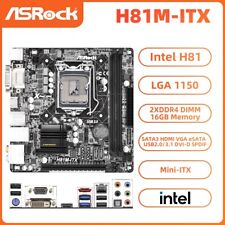 ASRock H81M-ITX Motherboard Mini-ITX Intel H81 LGA1150 DDR3 SATA3 HDMI VGA DVI-D picture