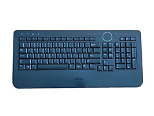 Dell Wireless Slim Black Multimedia Keyboard w/Volume Play Calc Y-RBP-DEL4 M756C picture