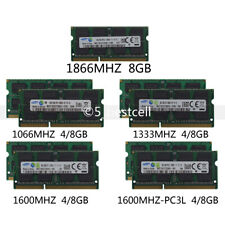 Samsung 4GB 8GB 16G DDR3/3L 1066 1333 1600 1866 Mhz 204PIN Laptop SODIMM Ram LOT picture