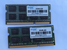 Used Nanya 2x 2gb 1rx8 1333 Laptop RAM Memory Module - Model: NT5CB256M8BN-CG picture