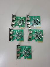 5 pcs Startech PCI Express Firewire Adapter Card PEX1394A2, 2 Port, No Brackets picture