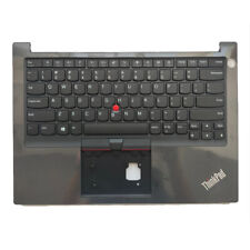 New For Lenovo Thinkpad E14 Palmrest Upper Case US Keyboard Bezel KB 5M10V17005 picture