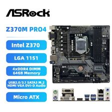 ASRock Z370M PRO4 Motherboard M-ATX Intel Z370 LGA1151 DDR4 64GB SATA3 HDMI DVI picture