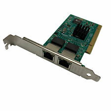 AYA Dual RJ45 Ethernet Port Intel 82546-S Pro/1000MT PCI Gigabit NIC Adapter picture