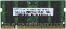 Samsung 2GB 2Rx8 PC2-6400S-666-12-E3 DDR2 RAM 200 PIN SO DIMM M470T5663EH3-CF7 picture