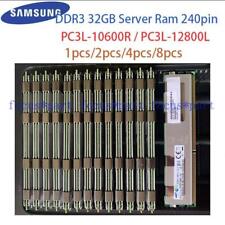 Samsung DDR3 Ram 32 GB 4RX4 PC3L-12800L/ PC3-10600R RDIMM REG Server  240pin lot picture