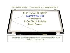Lenovo FRU 01LW092 LED LCD Touch Screen Glass 14
