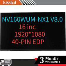 New BOE NV160WUM-NX1 V8.0 WUXGA WV EDP 40pins 144HZ LCD Panel New Display 16 in picture