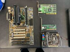 Vintage ASUS P2-99 Slot 1 Motherboard Combo (CPU/RAM/Vid/Sound/Eth) picture