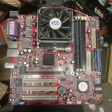 VINTAGE E-MACHINE MS-7093 PC MOTHERBOARD W RAM and CPU #1 picture