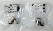 Koolance NZL-L06 Single Nozzle Water Cooling Swivel Angled 6mm Lot of 2 picture