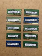 LOT OF 10 - 4GB DDR4 PC4 SO-DIMM Laptop Memory / RAM - Various Brands & Speeds picture