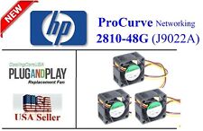3x Replacement Fans for HP ProCurve 2810-48G Fan Kit (J9022A) picture