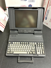 Vintage Toshiba T3200 System Unit Portable Computer Laptop For Parts picture