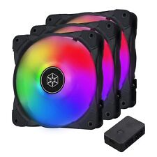 SilverStone Technology 3-Pack of Air Blazer 120mm ARGB Fans with ARGB Controll picture