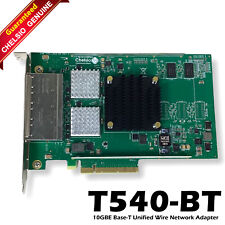 Dell Chelsio T540-BT 4-Port 10GbE PCIe Network Adapter Card 2RGPF picture