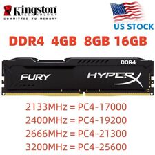 HyperX FURY DDR4 4GB 8GB 16GB 32GB 3200 2400 2666 Desktop RAM Memory DIMM 288pin picture