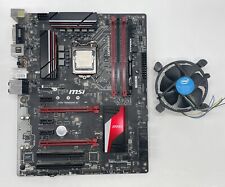 MSI Z170A Tomahawk Gaming Motherboard with Intel CPU, HyperX RAM & Fan - AS IS picture