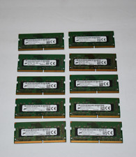 Lot of 10 Micron 8GB DDR4 PC4-2666V Laptop RAM Memory PC4-21300 picture