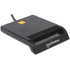 Manhattan USB-A Contact Smart Card Reader, 12 Mbps, Friction type compatible, Ex picture