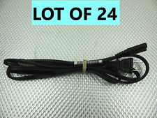 Lot of 24 - 6 Ft 2-prong AC Cable Power Cord for Laptops & Printer Adapters 125V picture