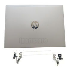 New For HP Probook 440 445 G7 LCD Back Cover Rear Top + Hinges L78072-001 Silver picture