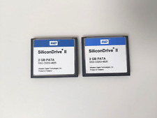 2 PCS WD SiliconDrive II 2GB PATA SSD-C02GI-4825 CF Compact Flash Memory Card picture