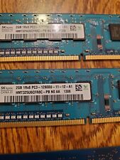 Lot of 2  SK Hynix RAM Sticks 2GB 1Rx8 PC-12800U-11-12-A1-used picture
