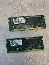 Hyundai RAM Memory HYM71V8M655 SDRAM 64MB PC-100U Lot Of 2 picture
