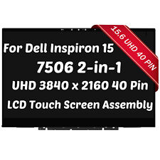 UHD 3840x2160 LCD Touch Screen Assembly for Dell Inspiron 15 7506 F5X01 0F5X01 picture