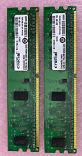2x 512MB Crucial CT6464AA64.M4FH 240-Pin DIMM 64Mx64 DDR2 PC2-5300 Unbuffered picture