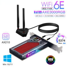 Bluetooth 5.3 Wireless 5374Mbps 802.11AX/AC PCIExpress Network Card Adapter PC picture