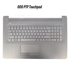 For HP 17-BY 17-CA Palmrest Backlit Keyboard Touchpad L92783-001 Silver With ODD picture