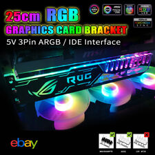 RGB Graphics Card Bracket LED Sync Light Acrylic for Brace GPU Fix Video Card PC picture