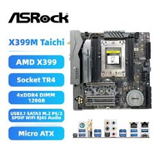 ASRock X399M Taichi Motherboard M-ATX AMD X399 Socket TR4 DDR4 SATA3 WiFi SPDIF picture