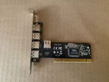 ROSEWILL RC-100 USB 2.0 4-PORT + 1 PORT PCI ADAPTER P12212-15X2C F7-2(2) picture